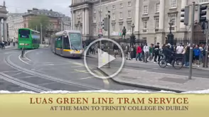 LUAS TRAM AT TRINITY