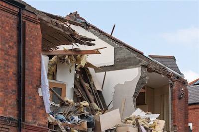 THE AFTERMATH OF A GAS EXPLOSION AT ST ANNE'S SQUARE IN BLACKROCK [PHOTOGRAPHED 14 MARCH 2009]-264909.jpg