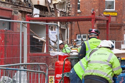 THE AFTERMATH OF A GAS EXPLOSION AT ST ANNE'S SQUARE IN BLACKROCK [PHOTOGRAPHED 14 MARCH 2009]-264912.jpg