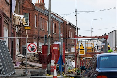 THE AFTERMATH OF A GAS EXPLOSION AT ST ANNE'S SQUARE IN BLACKROCK [PHOTOGRAPHED 14 MARCH 2009]-264915.jpg