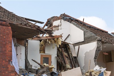 THE AFTERMATH OF A GAS EXPLOSION AT ST ANNE'S SQUARE IN BLACKROCK [PHOTOGRAPHED 14 MARCH 2009]-264919.jpg