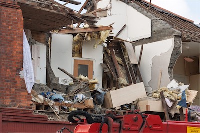 THE AFTERMATH OF A GAS EXPLOSION AT ST ANNE'S SQUARE IN BLACKROCK [PHOTOGRAPHED 14 MARCH 2009]-264920.jpg