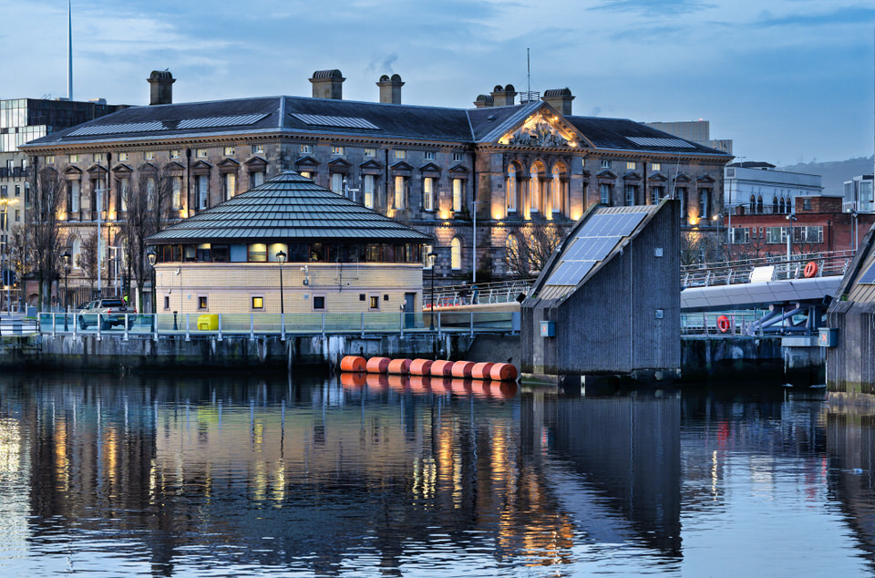 The Lagan Weir And Queen's Quay