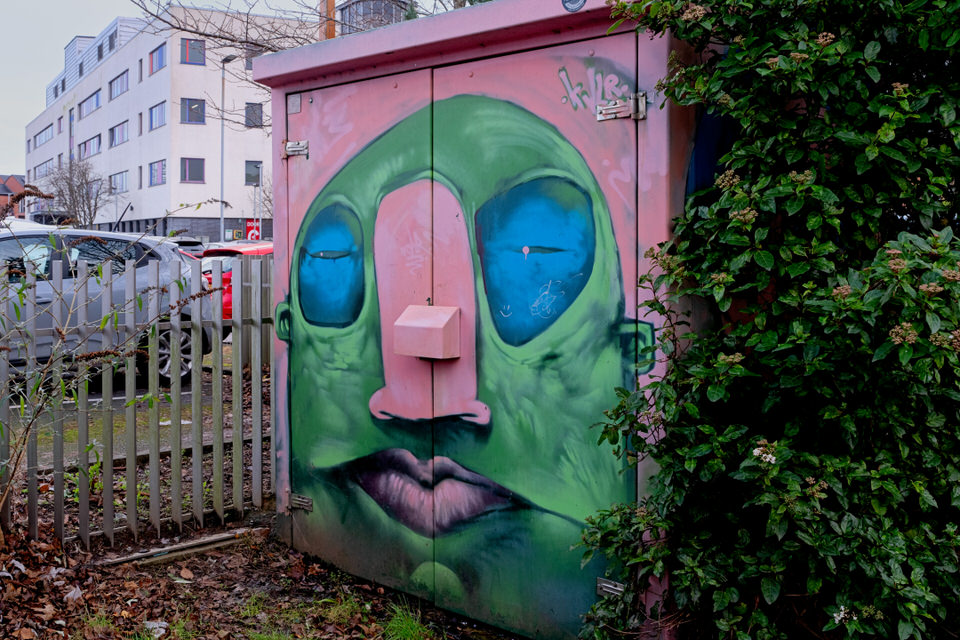 Paint-A-Box Street Art By Kev Largey