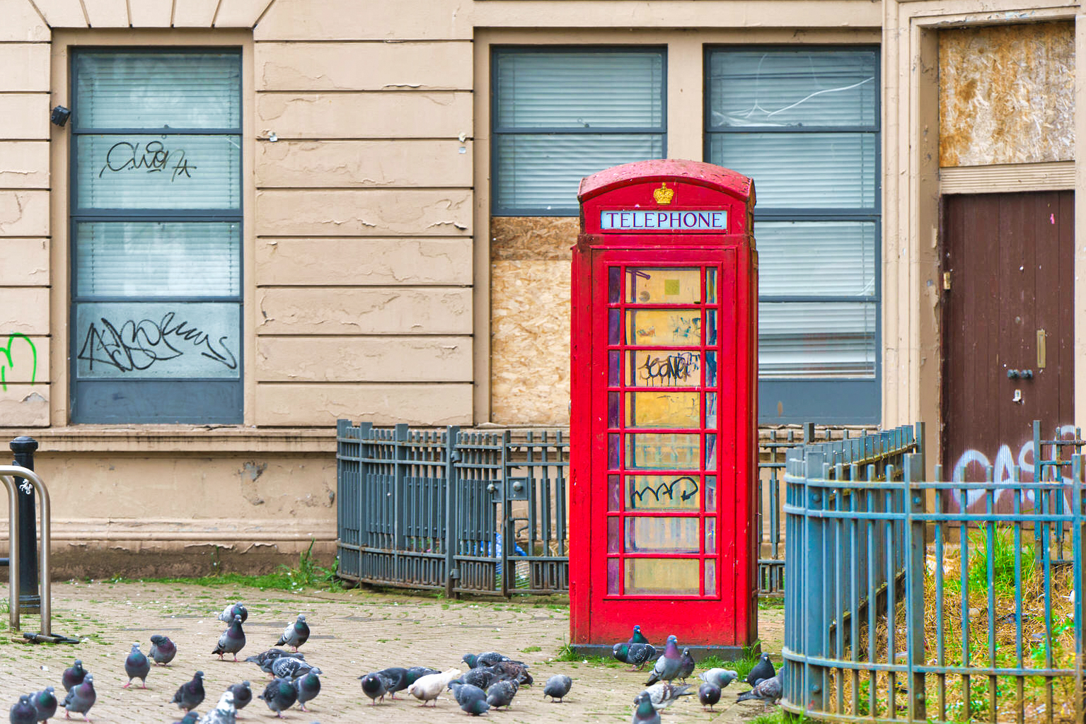 Red Phone Kiosk As It Was In 2019