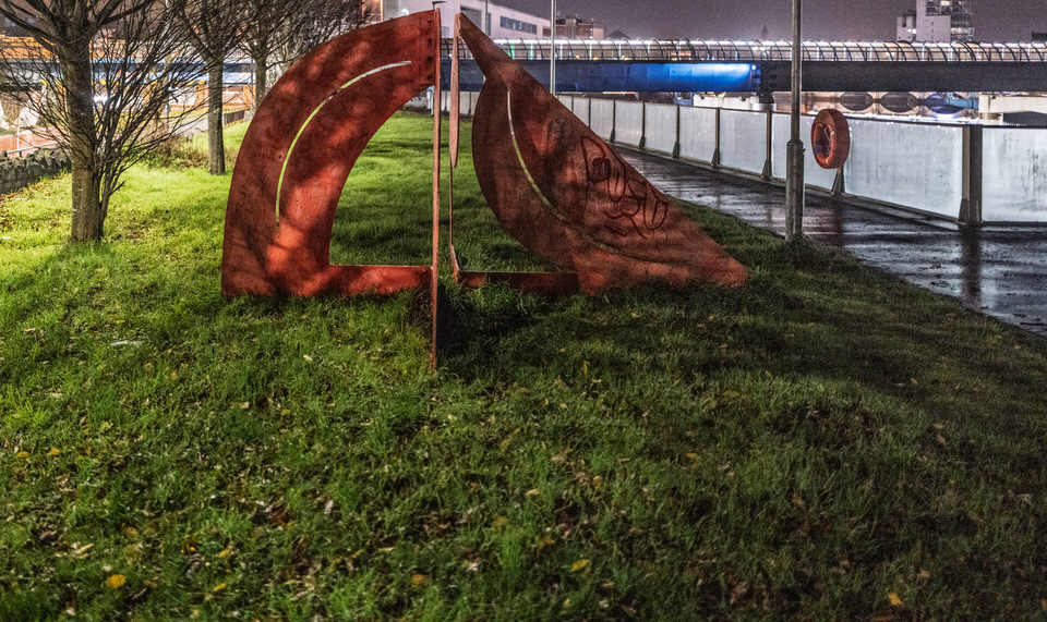 Red Metal Yoke By Bob Sloan