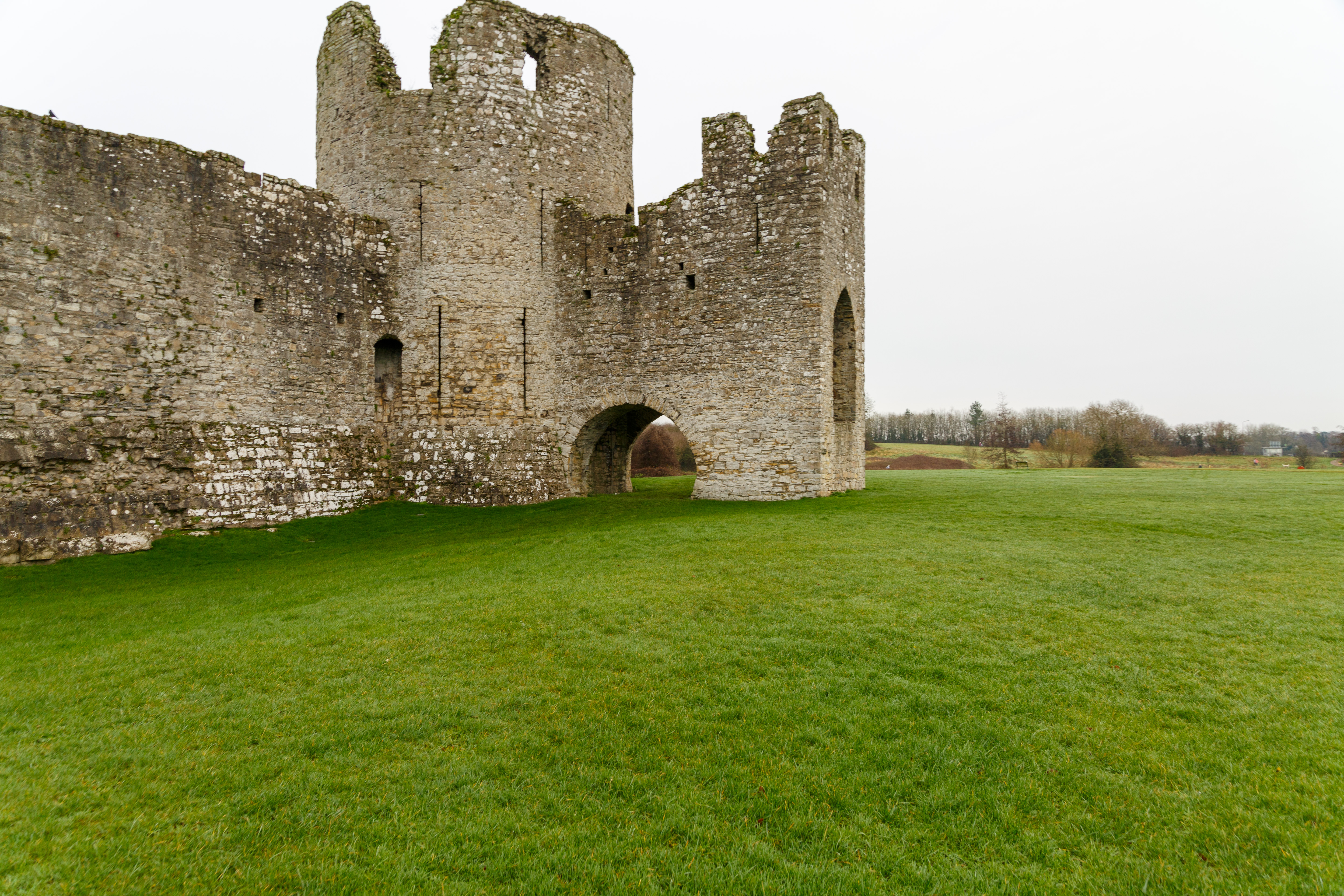 Trim Castle As Seen From The South Bank