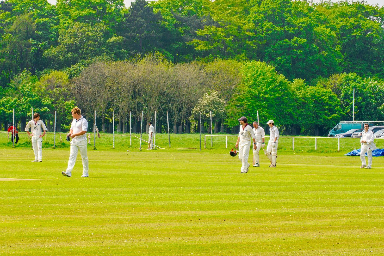 TWO CRICKET CLUBS IN PHOENIX PARK NEAR THE WELLINGTON MONUMENT 008