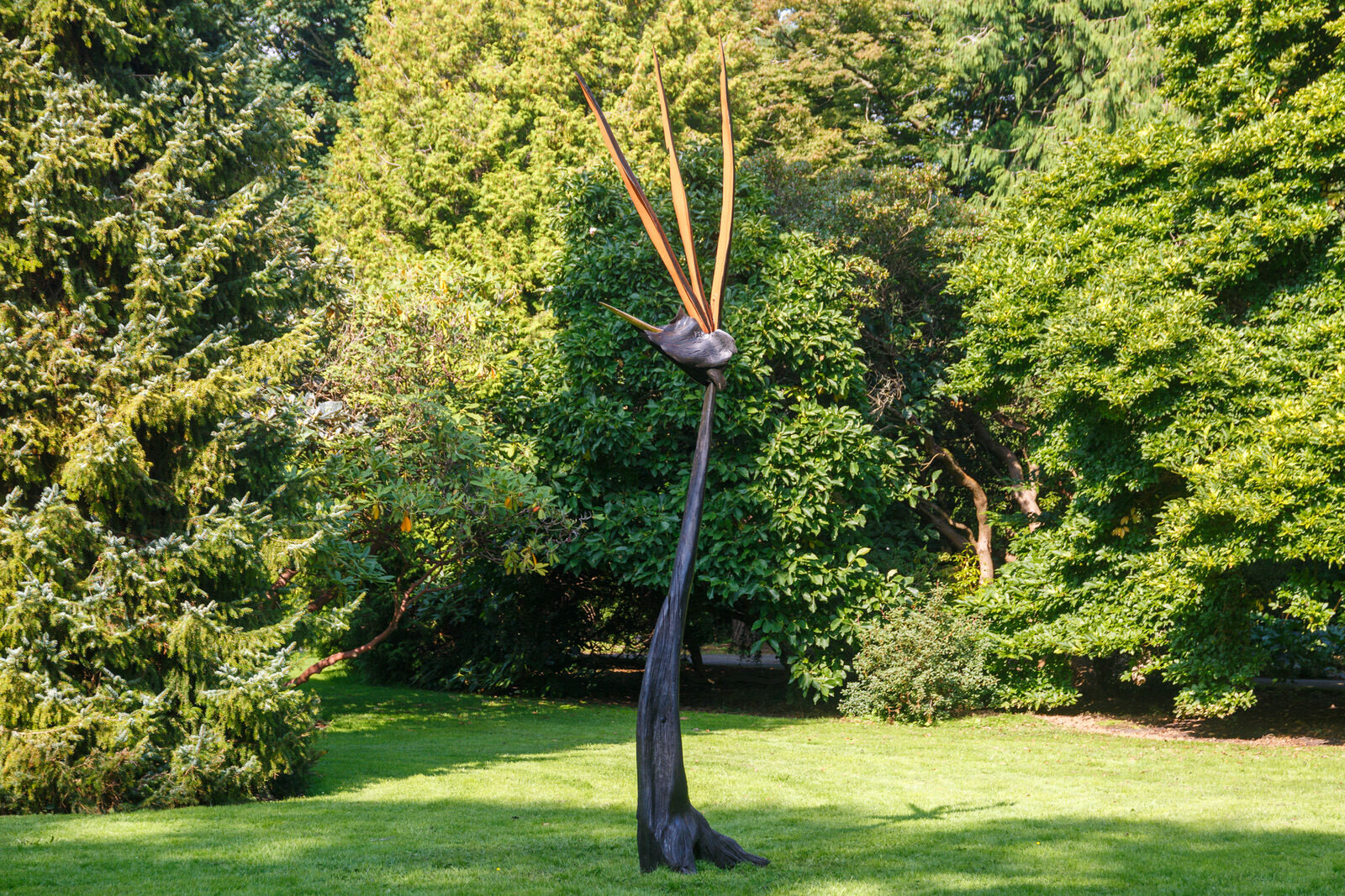 BIRD OF PARADISE BY BRIAN O'LOUGHLAIN [SCULPTURE IN CONTEXT 2023 CATALOGUE REF 131] 013