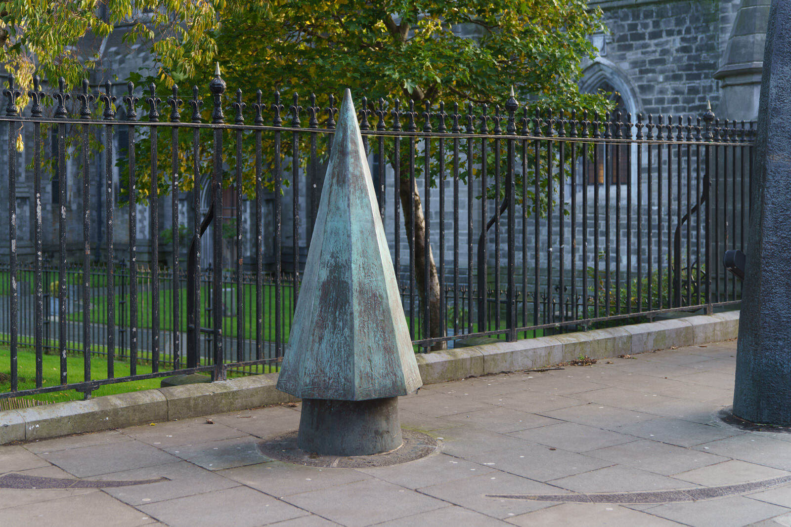 SENTINEL IS A SET OF TWO SCULPTURES BY VIVIENNE ROCHE [REPRESENTING A VIKING NEEDLE AND A CHURCH STEEPLE]-224966-1
