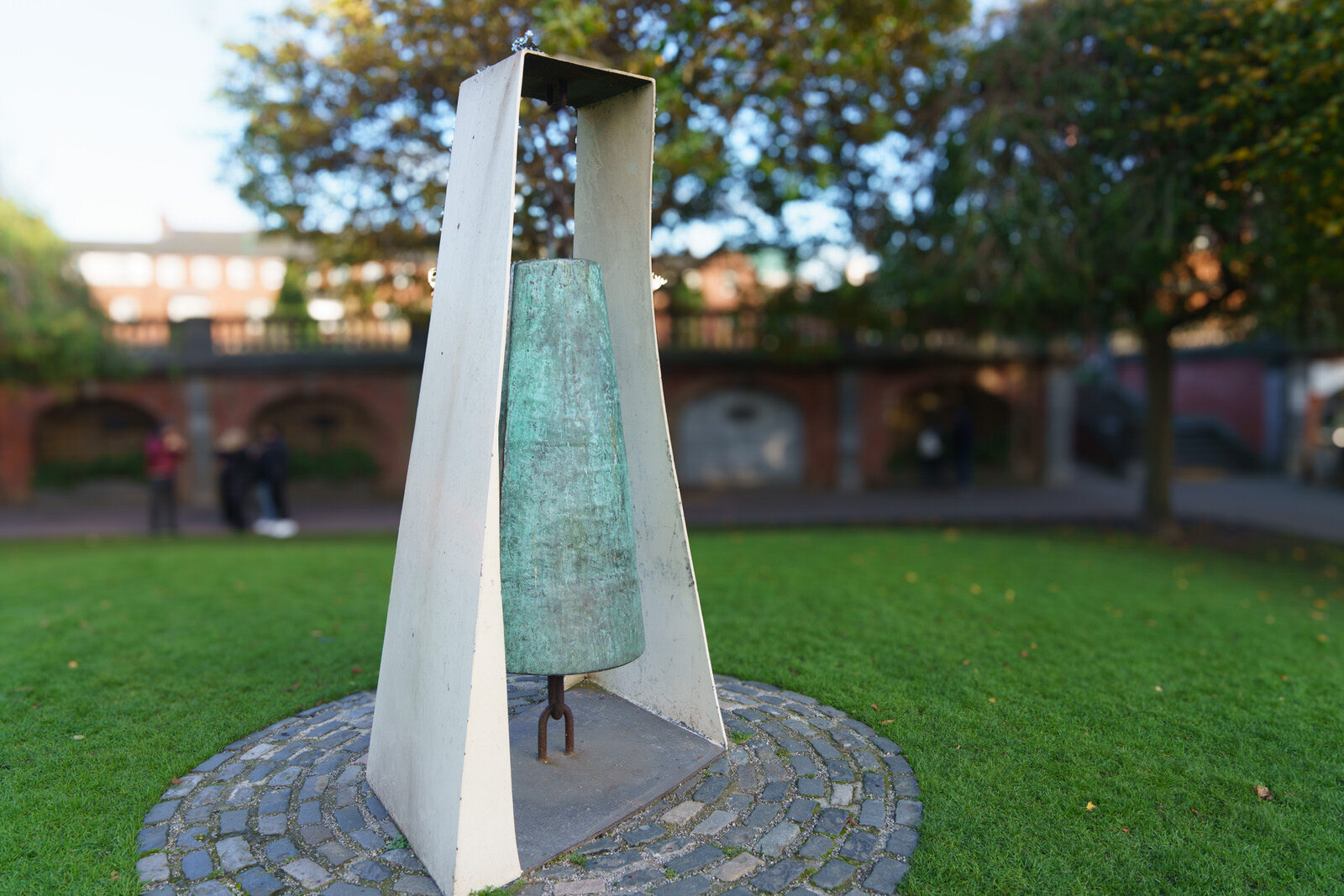 THE LIBERTY BELL BESIDE ST PATRICK'S CATHEDRAL [THE ARTIST IS VIVIENNE ROCHE]-224749-1