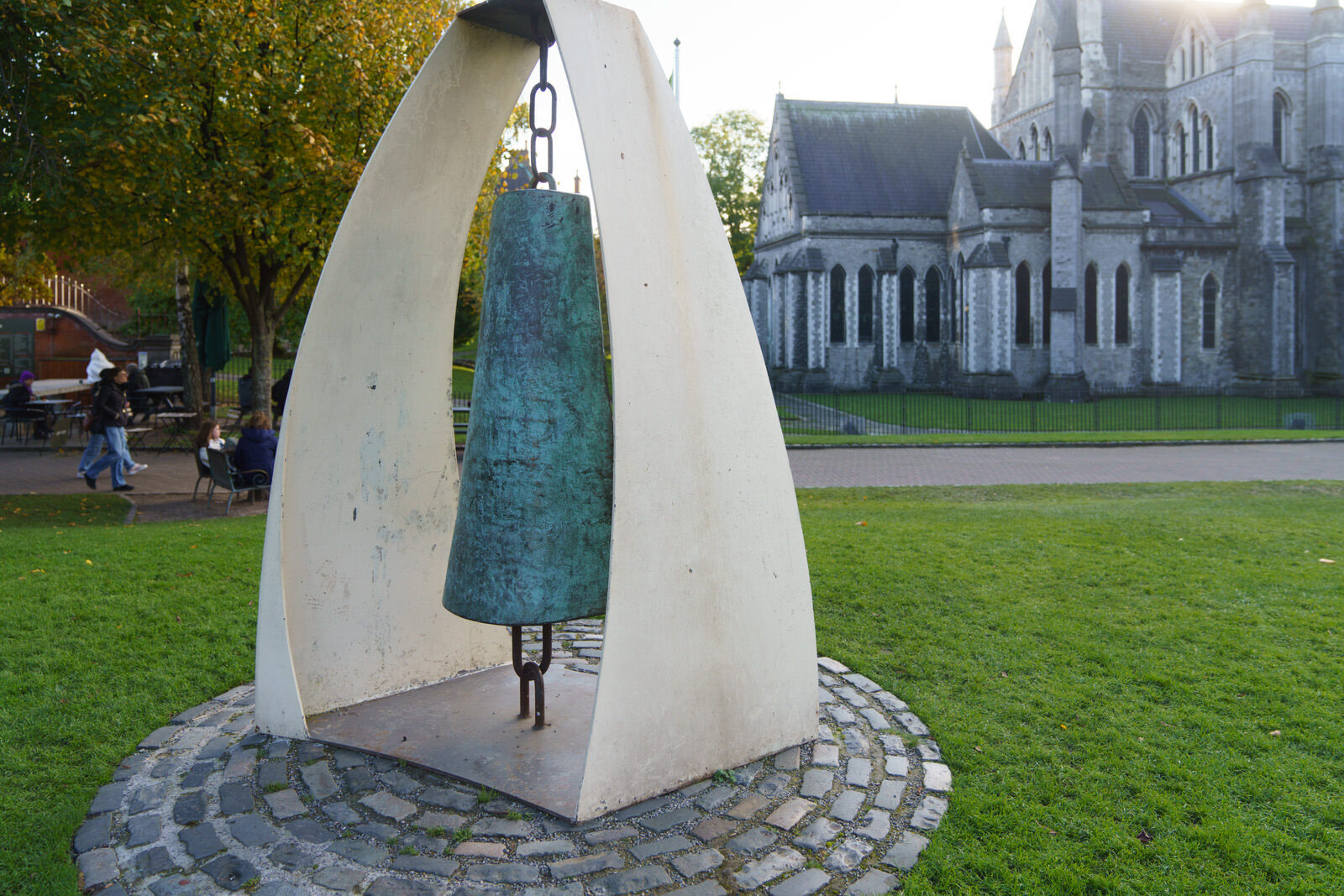 THE LIBERTY BELL BESIDE ST PATRICK'S CATHEDRAL [THE ARTIST IS VIVIENNE ROCHE]-224753-1