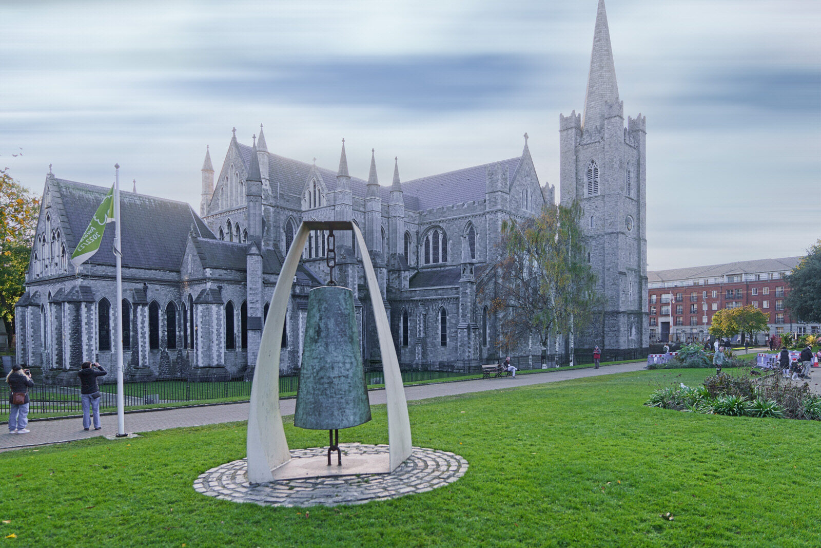 THE LIBERTY BELL BESIDE ST PATRICK'S CATHEDRAL [THE ARTIST IS VIVIENNE ROCHE]-224755-1