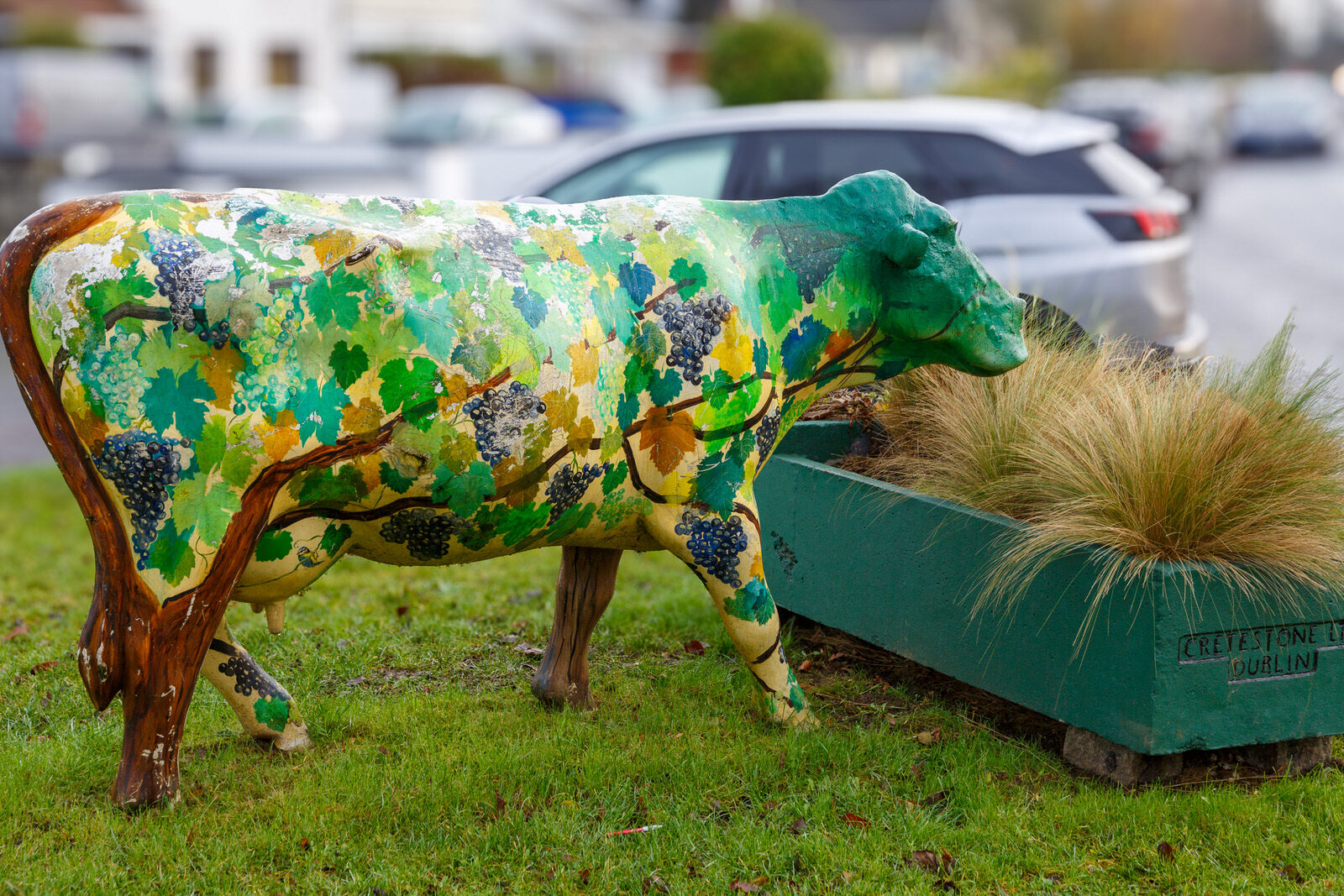 A COWPARADE COW SCULPTURE THAT I LIKE [LACKANASH ESTATE ON LINK ROAD IN TRIM COUNTY MEATH]-226414-1