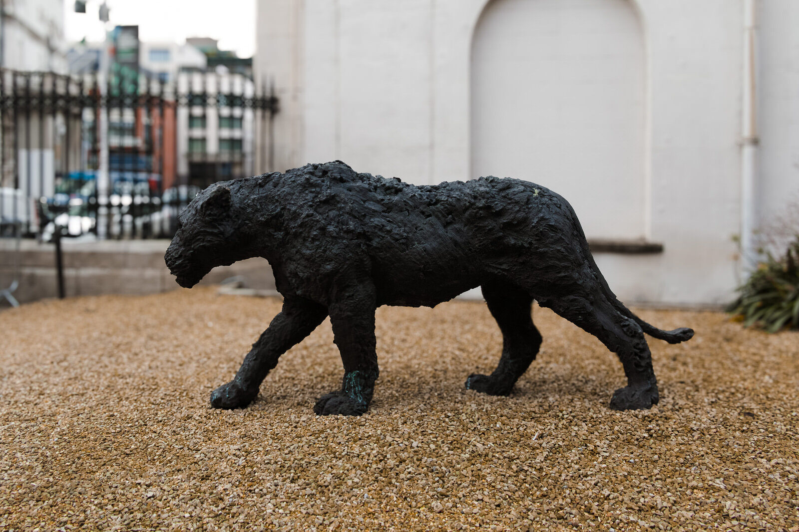 BRONZE LIONESS SCULPTURE BY DAVIDE RIVALTA [HAS BEEN MOVED FROM THE UPPER COURTYARD IN DUBLIN CASTLE]-226201-1