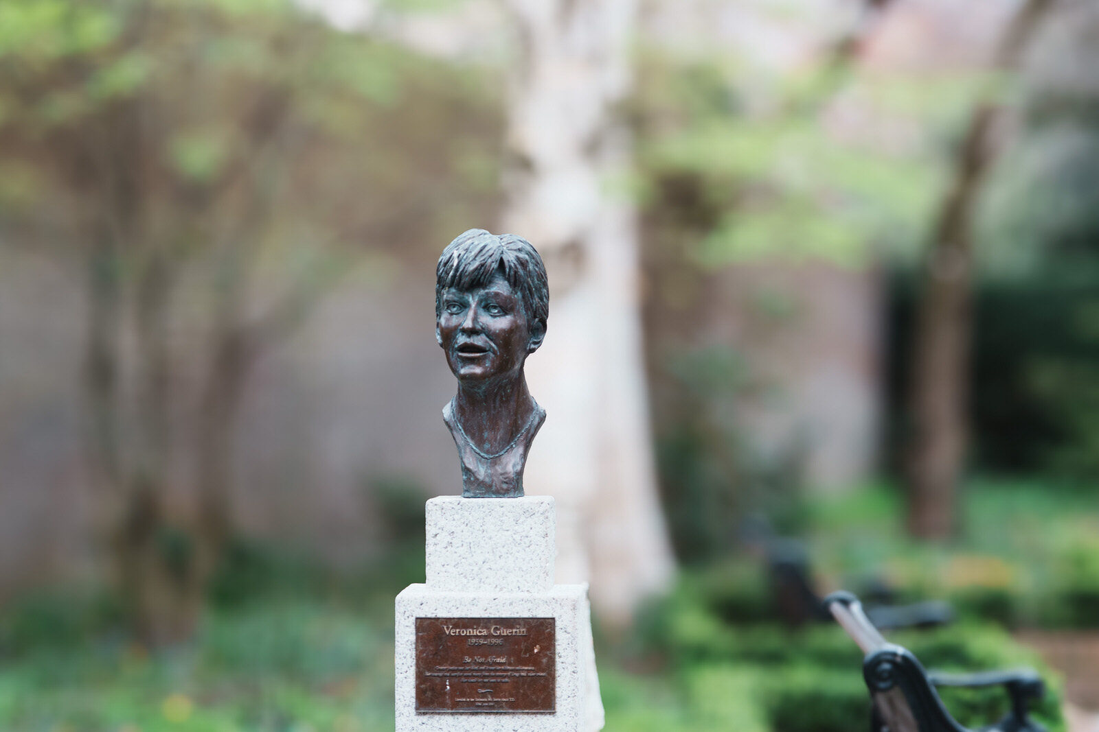 VERONICA GUERIN MEMORIAL [I USE THIS SCULPTURE AT DUBLIN CASTLE AS A REFERENCE]-229868-1