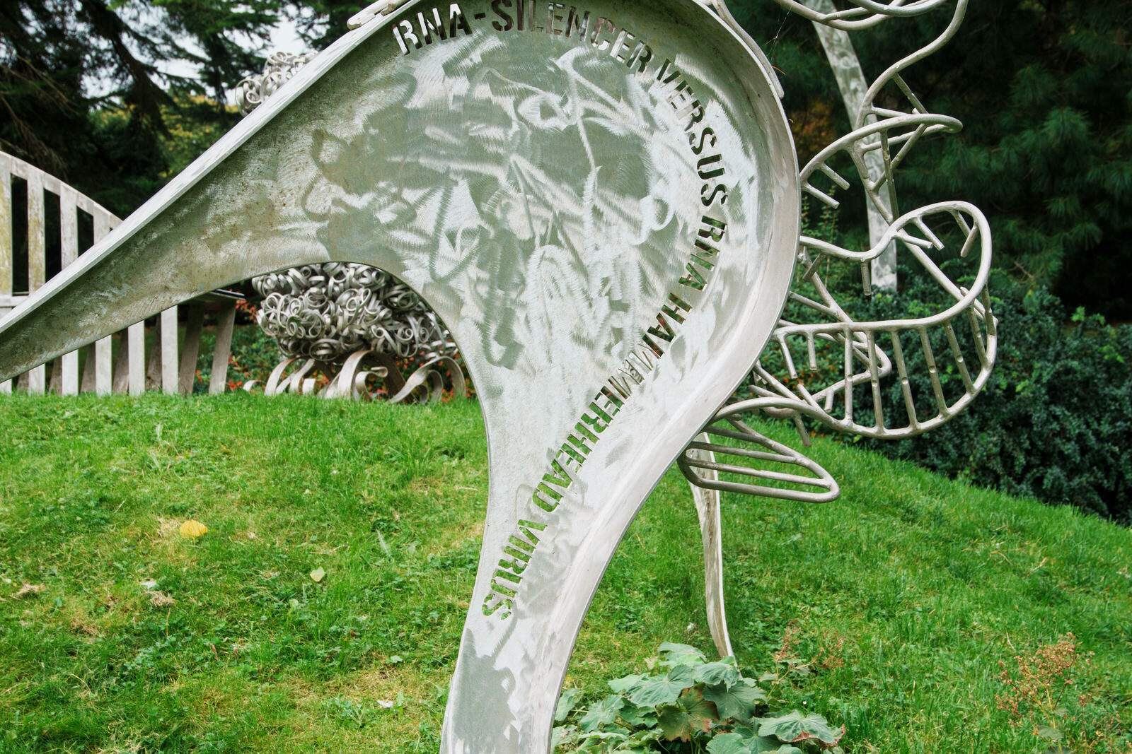 WHAT IS LIFE SCULPTURE [BY CHARLES JENCKS AT THE NATIONAL BOTANIC GARDENS IN DUBLIN]-242082-1