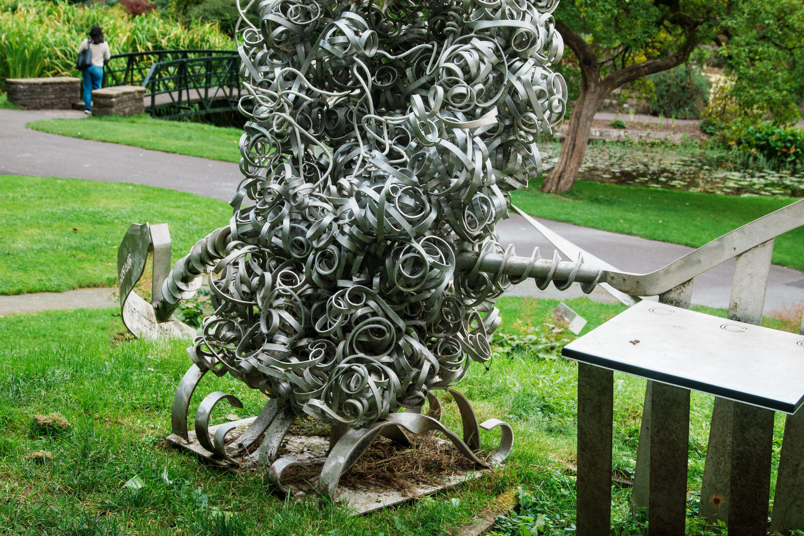 WHAT IS LIFE SCULPTURE [BY CHARLES JENCKS AT THE NATIONAL BOTANIC GARDENS IN DUBLIN]-242084-1