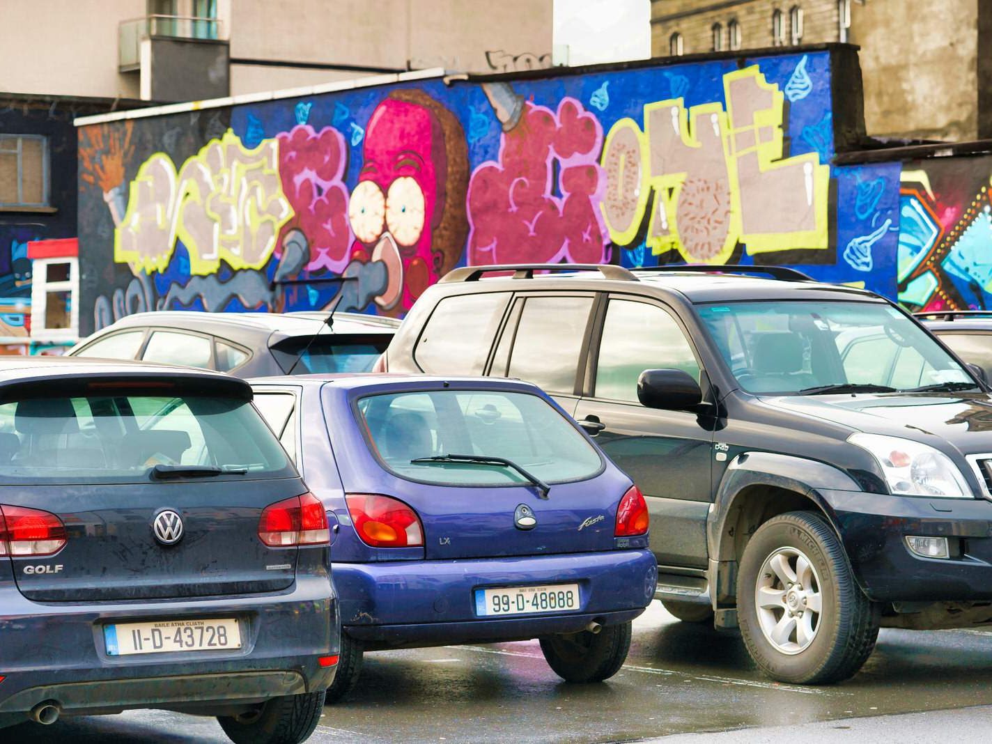 STREET ART AT THE TIVOLI CAR PARK AS IT WAS IN JANUARY 2016 005