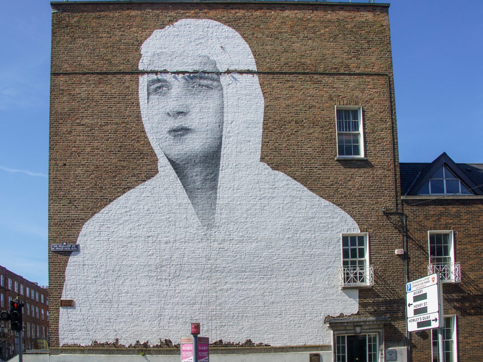 HOODED YOUTH MURAL BY JOE CASLIN [LOWER MALLOW STREET LIMERICK] 003