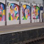 MURALS AT TARA STREET STATION [I IMMEDIATELY KNEW THAT THIS ART WAS BY CLAIRE PROUVOST] 002