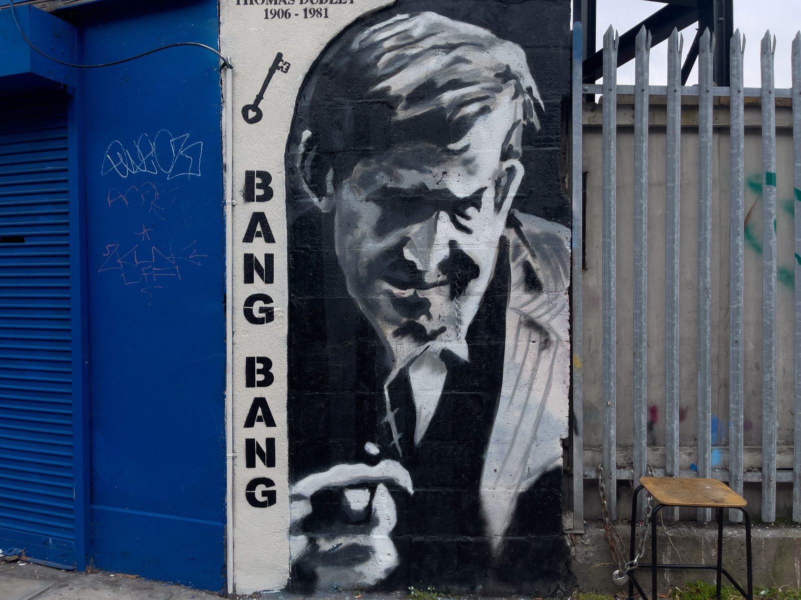 REMEMBERING THOMAS DUDLEY 1906-1981 WHO WAS KNOWN AS BANG BANG [DUBLIN STREET ART] 002