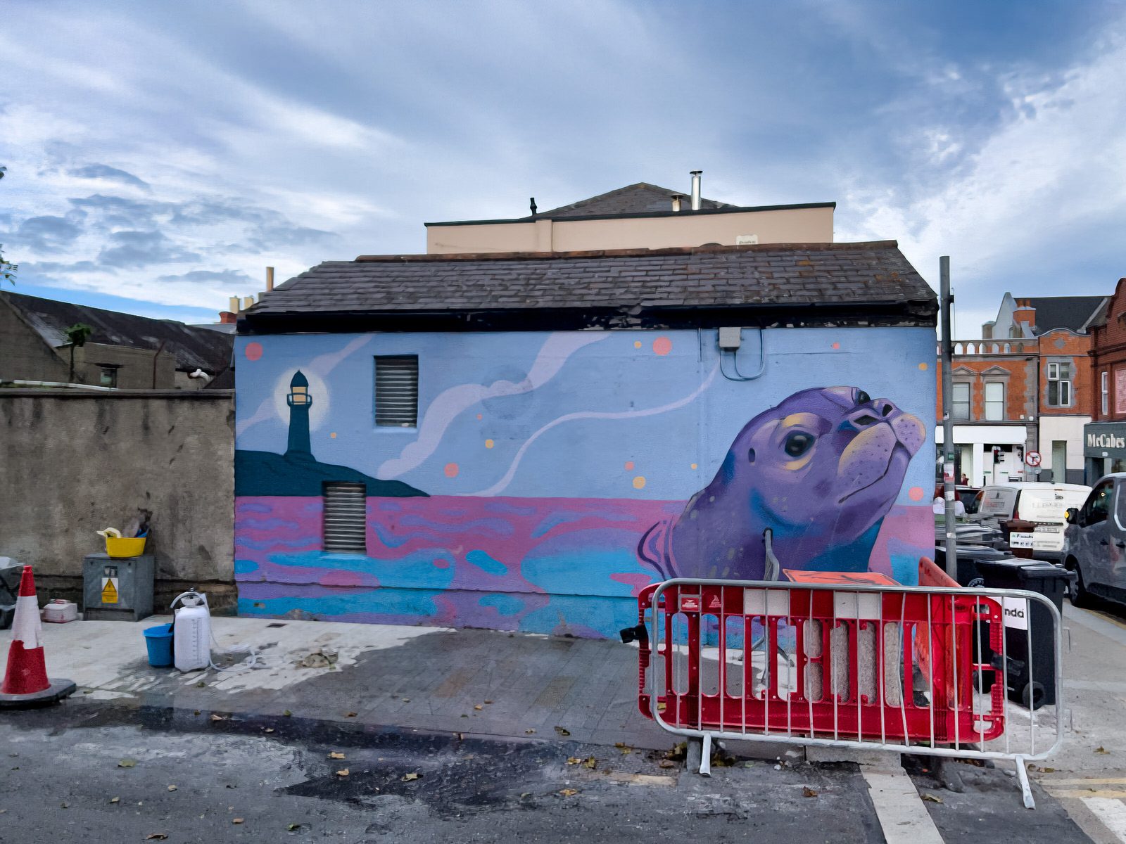 MURALS IN DUN LAOGHAIRE [SECOND SELECTION OF RANDOM IMAGES - ANSEO STREET ART PROJECT] 017