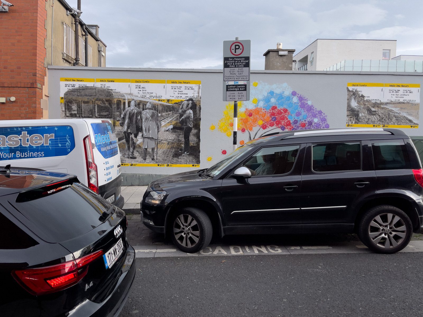 MURALS IN DUN LAOGHAIRE [SECOND SELECTION OF RANDOM IMAGES - ANSEO STREET ART PROJECT] 026