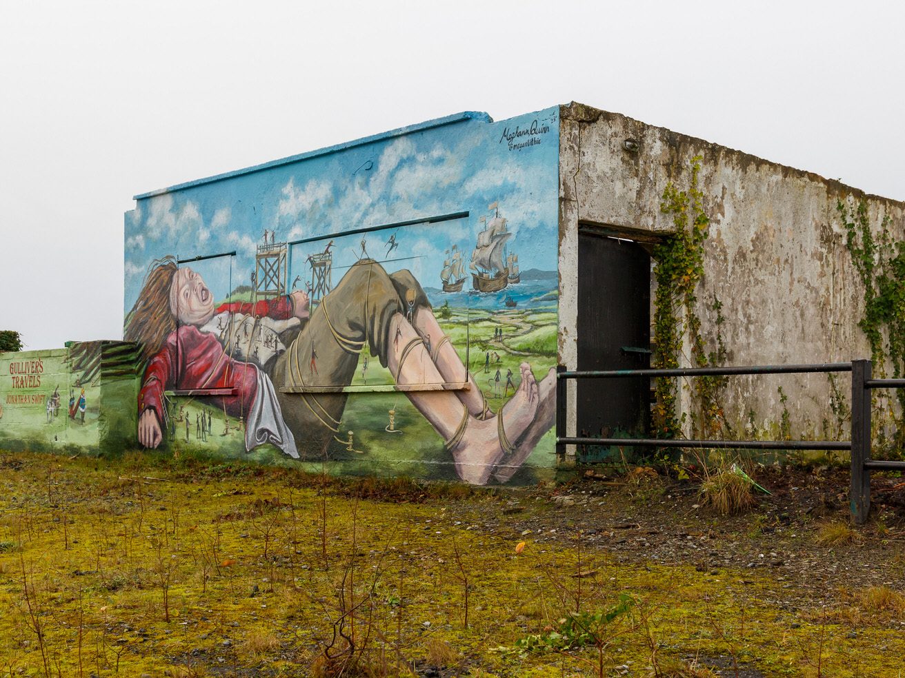 GULLIVER MURAL BY MEAGHAN QUINN [AT THE OLD MART ON SUMMERHILL ROAD IN TRIM]-226407-1