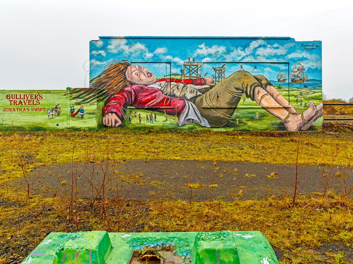 GULLIVER MURAL BY MEAGHAN QUINN [AT THE OLD MART ON SUMMERHILL ROAD IN TRIM]-226408-1