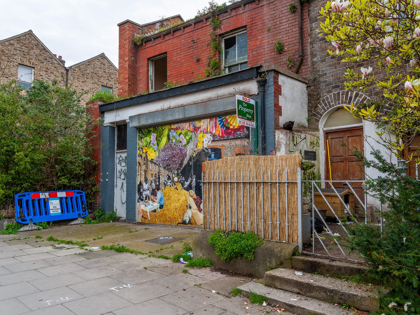 DEFACED ARTWORK AND MURAL AT 30 MANOR STREET [LOCALLY KNOWN AS THE PIGEON HOUSE]-223835-1