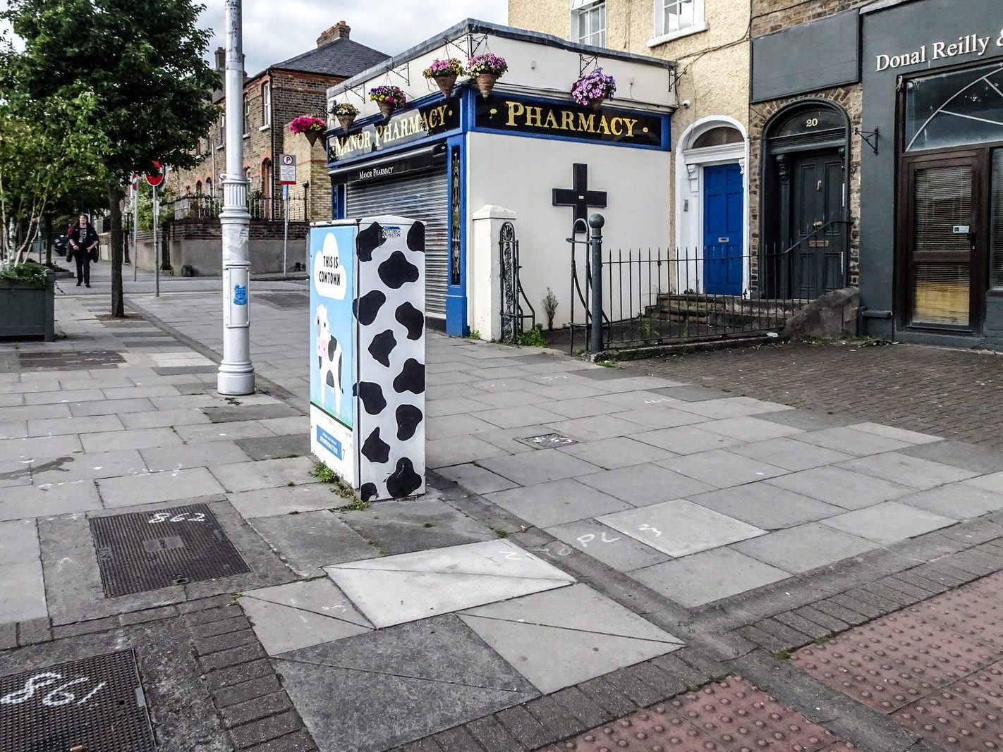 THIS IS COWTOWN [PAINT-A-BOX STREET ART ON MANOR STREET IN STONEYBATTER]-236726-1