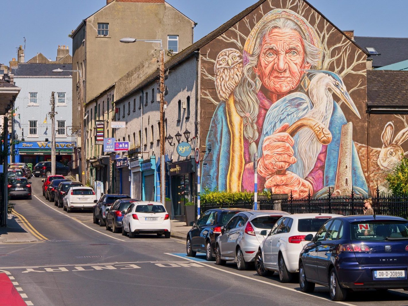 DRAWDA URBAN ART TRAIL [THIS MURAL IS BY VERA BUGATTI AND IT IS ON DOMINIC STREET IN DROGHEDA]-240009-1