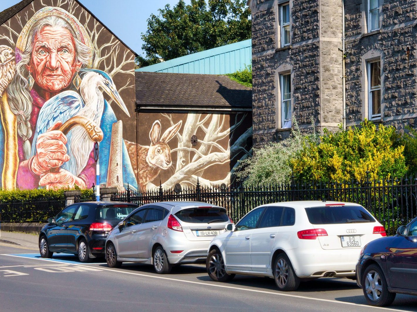 DRAWDA URBAN ART TRAIL [THIS MURAL IS BY VERA BUGATTI AND IT IS ON DOMINIC STREET IN DROGHEDA]-240011-1