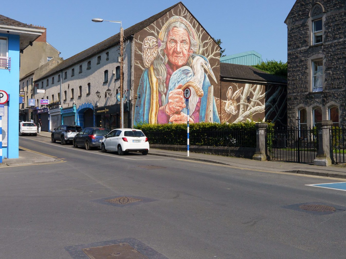 DRAWDA URBAN ART TRAIL [THIS MURAL IS BY VERA BUGATTI AND IT IS ON DOMINIC STREET IN DROGHEDA]-240012-1