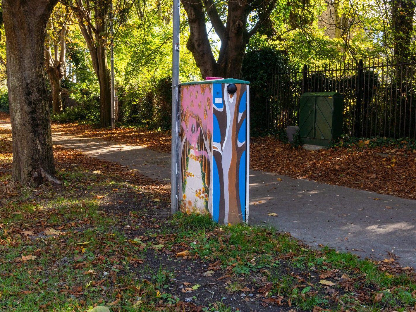 AN EXAMPLE OF PAINT-A-BOX STREET ART BY TRACEY DALTON [GRIFFITH AVENUE 14 OCTOBER 2024]-242645-1