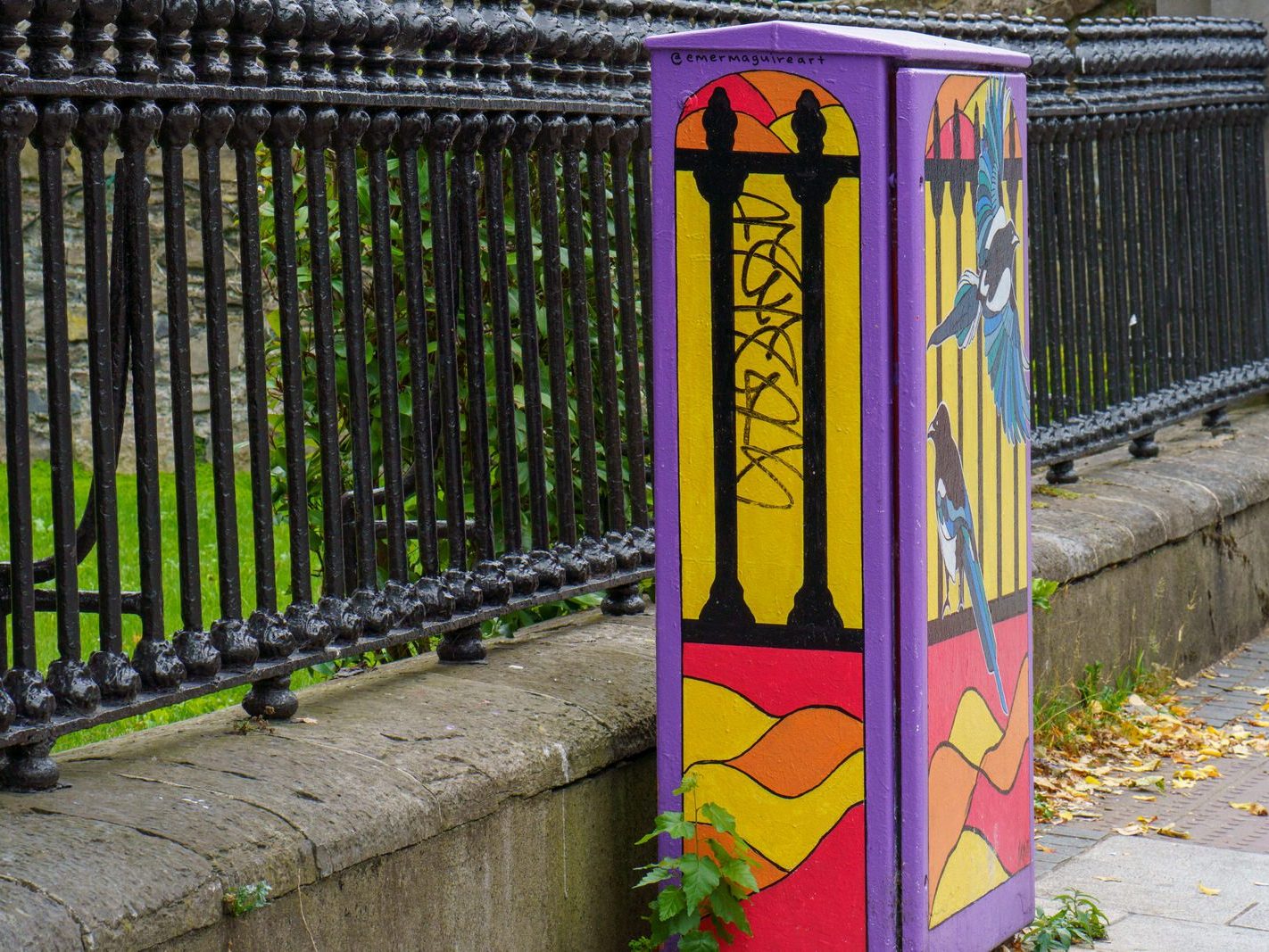 TWO FOR JOY BY EMER MAGUIRE [PAINT-A-BOX STREET ART ON LOWER RATHMINES ROAD]-242825-1