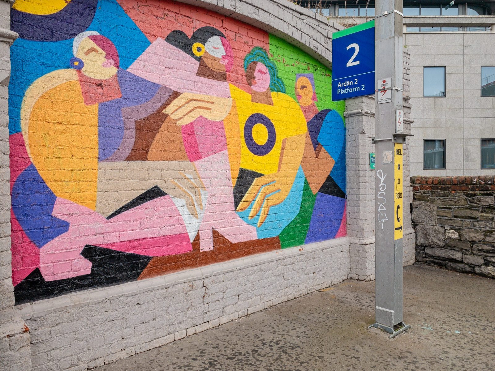 MURALS BY CLAIRE PROUVOST AT TARA STREET DART STATION [HALLOWEEN 2024]-244263-1