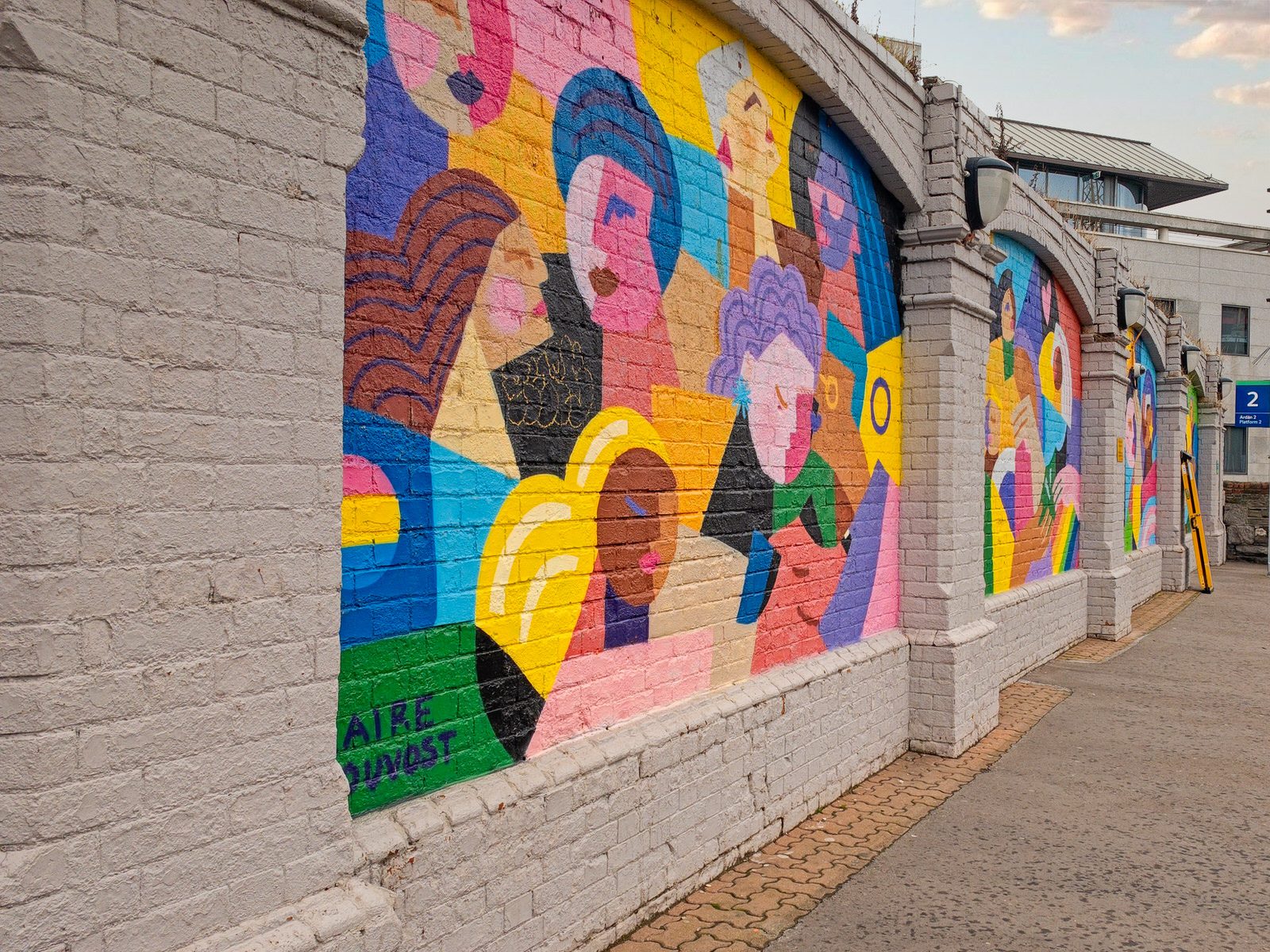 MURALS BY CLAIRE PROUVOST AT TARA STREET DART STATION [HALLOWEEN 2024]-244272-1