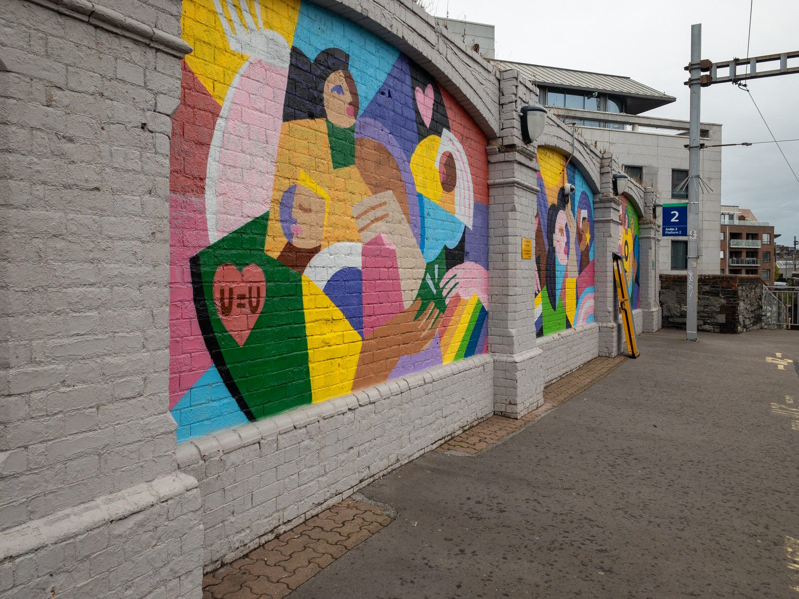 MURALS BY CLAIRE PROUVOST AT TARA STREET DART STATION [HALLOWEEN 2024]-244273-1