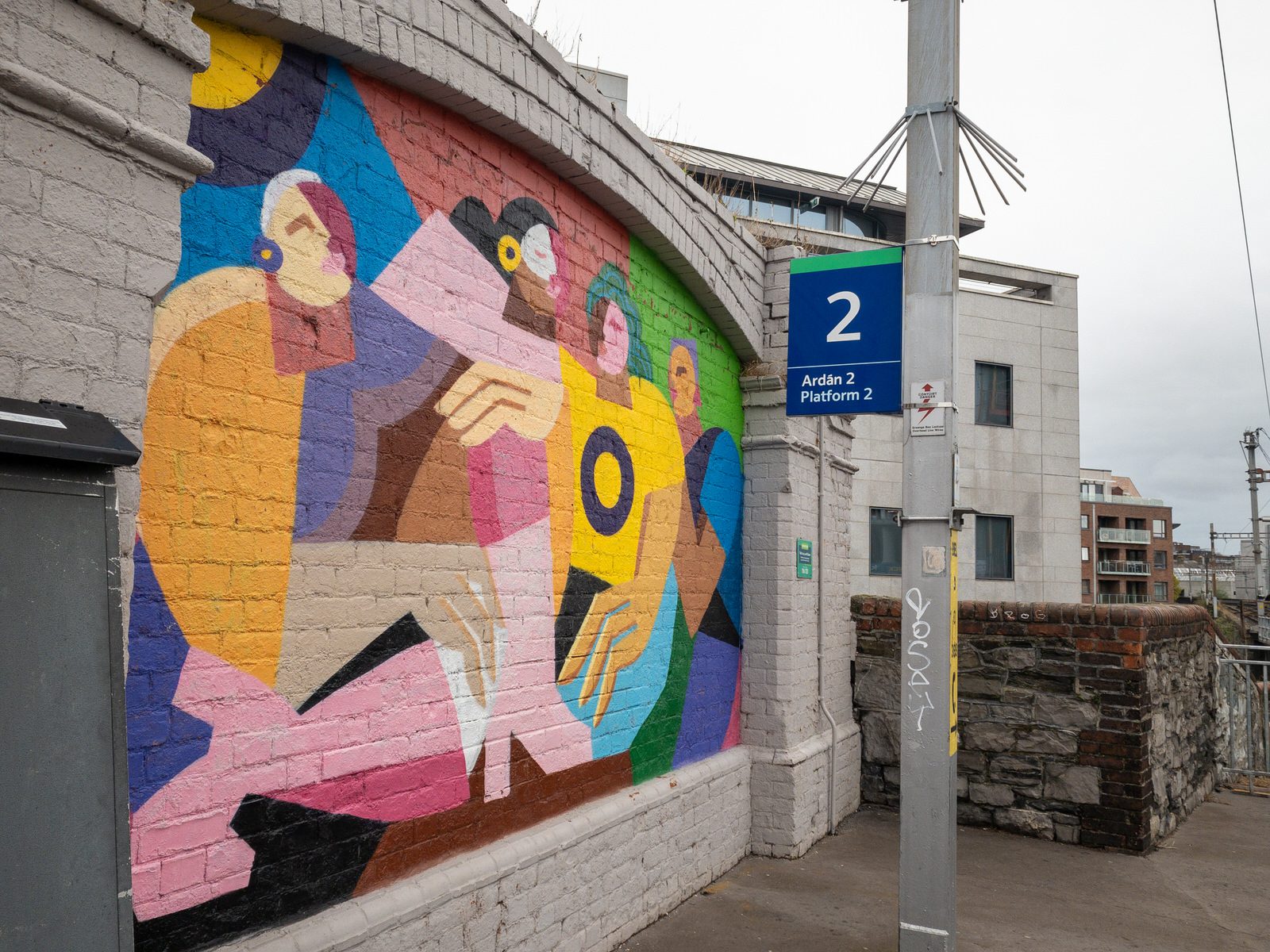 MURALS BY CLAIRE PROUVOST AT TARA STREET DART STATION [HALLOWEEN 2024]-244275-1