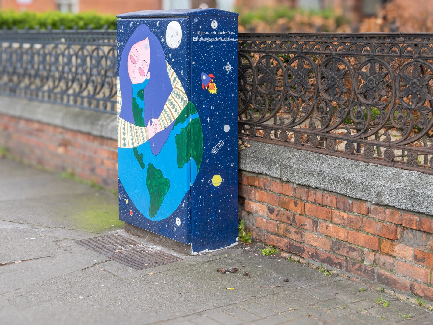 PAINT-A-BOX STREET ART BY JANAN ABIR [LOCATED ON MOREHAMPTON ROAD NEAR VICTORIA AVENUE]-247279-1