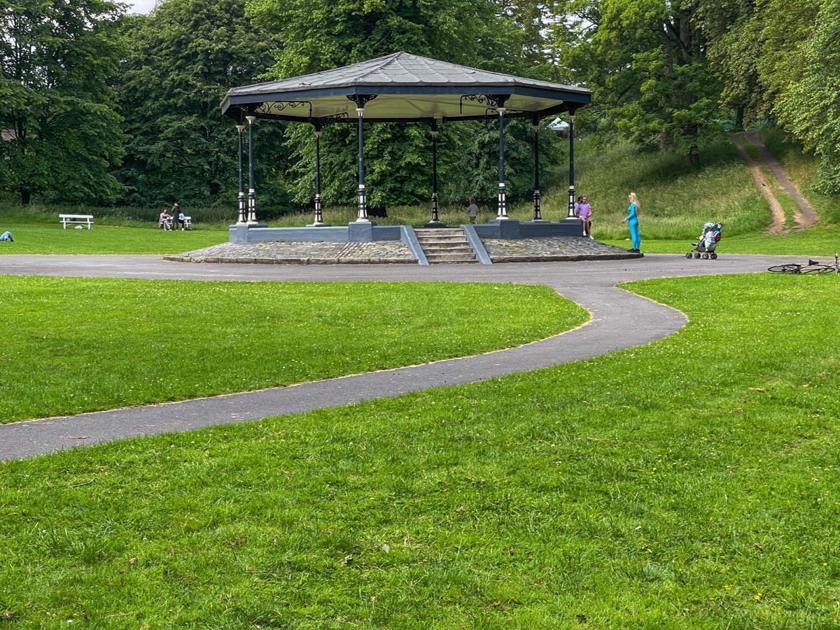 FEATURING AN ELEGANT BANDSTAND