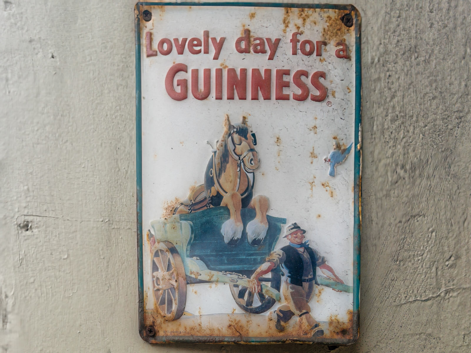 A LOVELY DAY FOR A GUINNESS