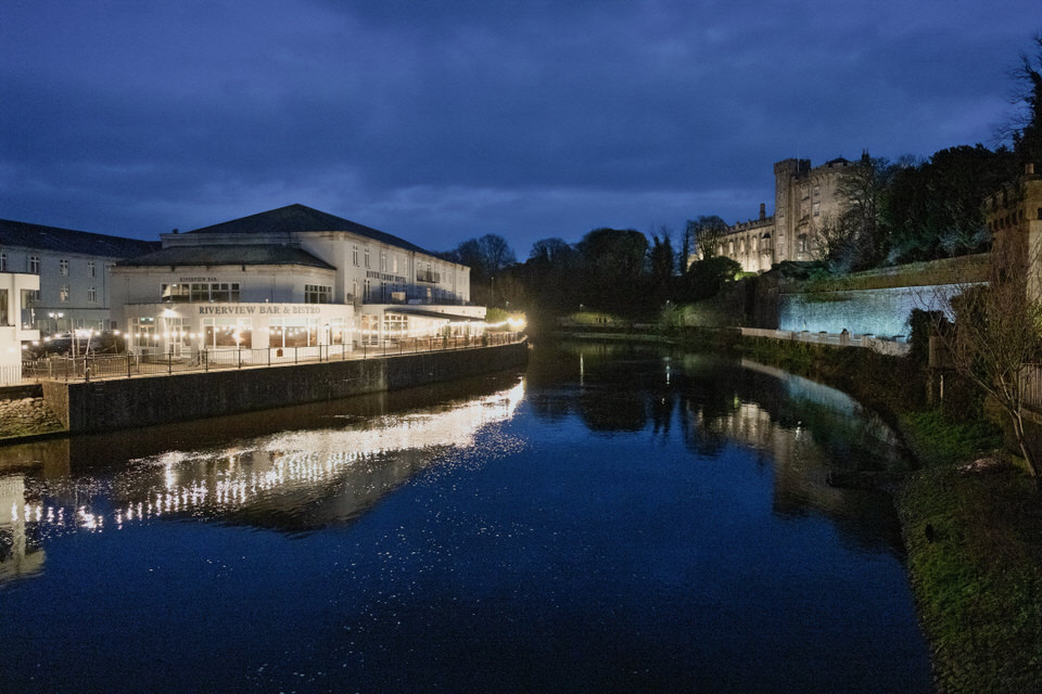 The River Nore At Night