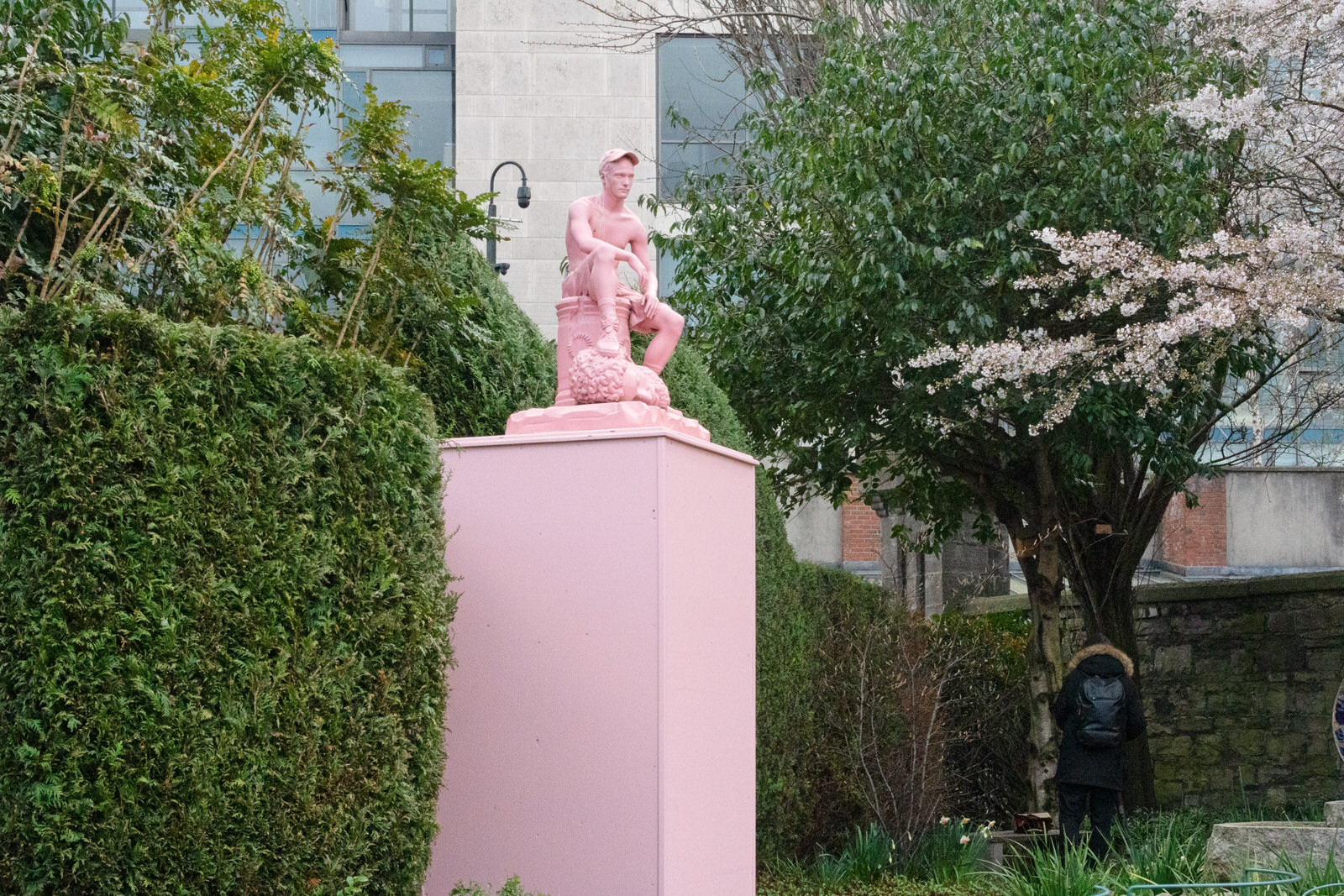 A VERY PINK 3D SCULPTURE
