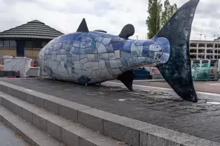 BIGFISH OR THE SALMON OF KNOWLEDGE [AT THE LAGAN WEIR IN BELFAST]-167905-1