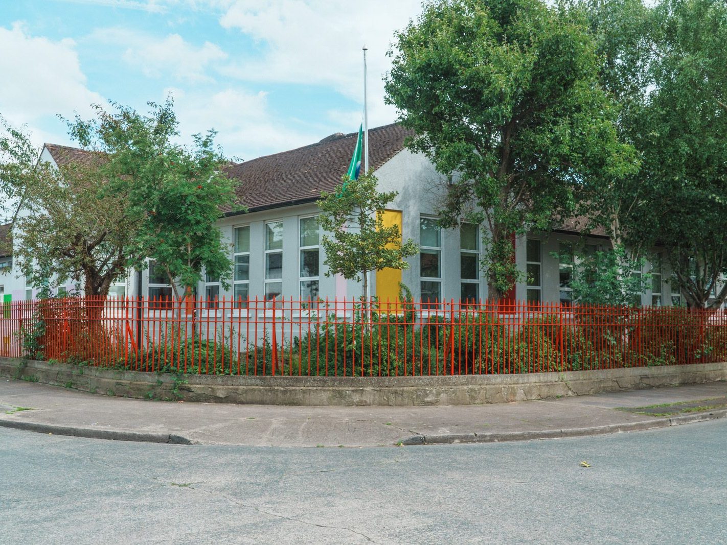 THE AREA OF CABRA NEAR THE CHURCH OF CHRIST THE KING [THE BUILDING IS ON OFFALY ROAD AND THERE IS A SCHOOL NEXT TO IT] 013