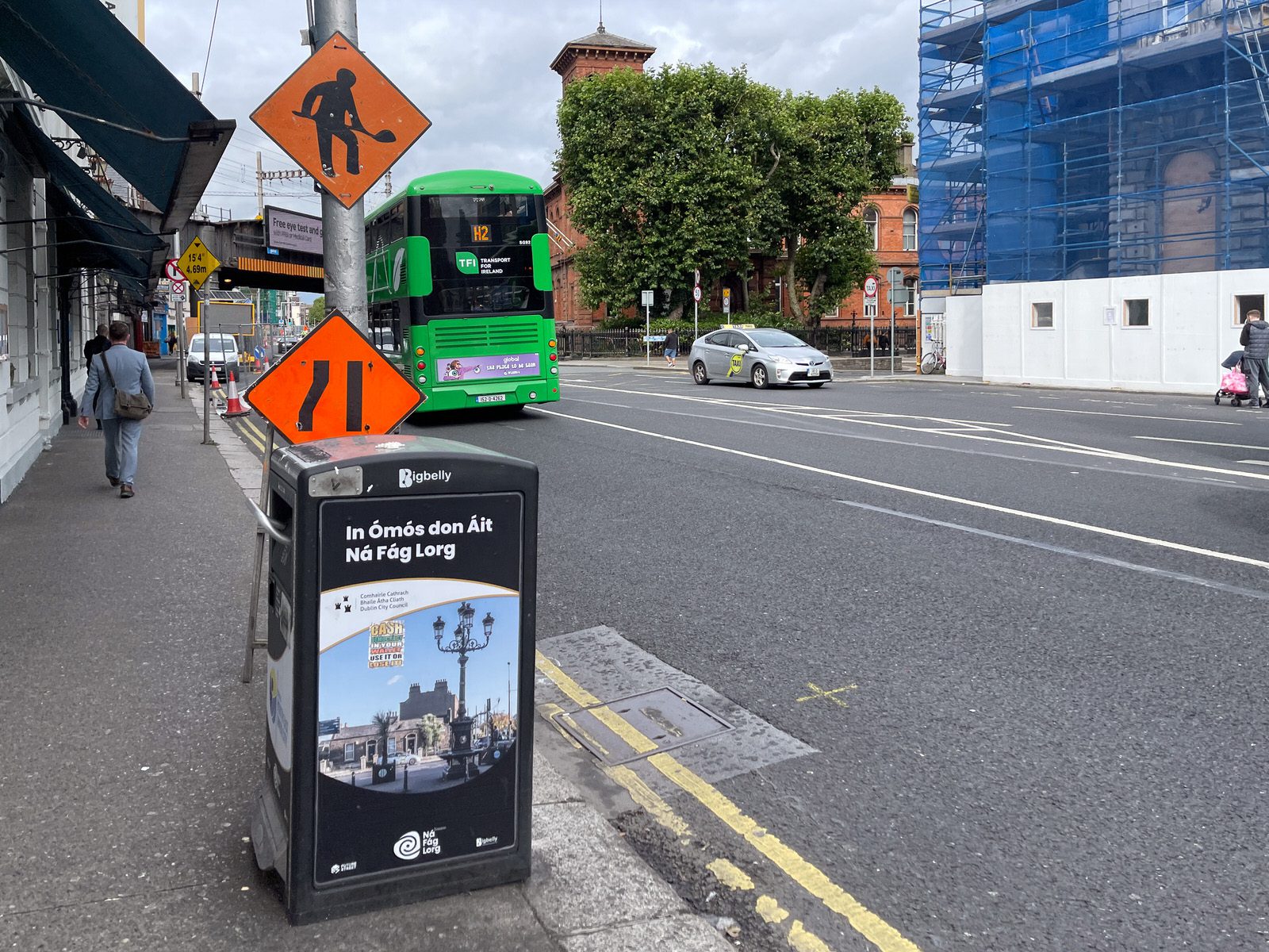 THE CLONTARF TO CITY CENTRE CYCLE AND BUS PRIORITY PROJECT [AMIENS STREET SECTION STILL A WORK IN PROGRESS] 006