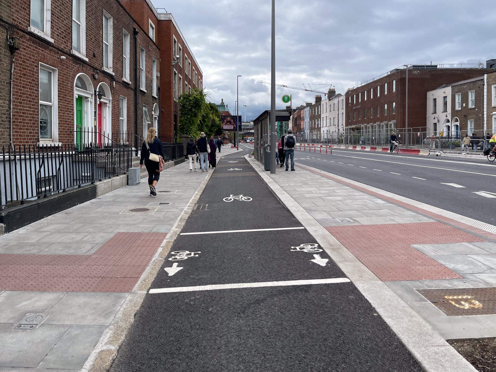 THE CLONTARF TO CITY CENTRE CYCLE AND BUS PRIORITY PROJECT [AMIENS STREET SECTION STILL A WORK IN PROGRESS] 001